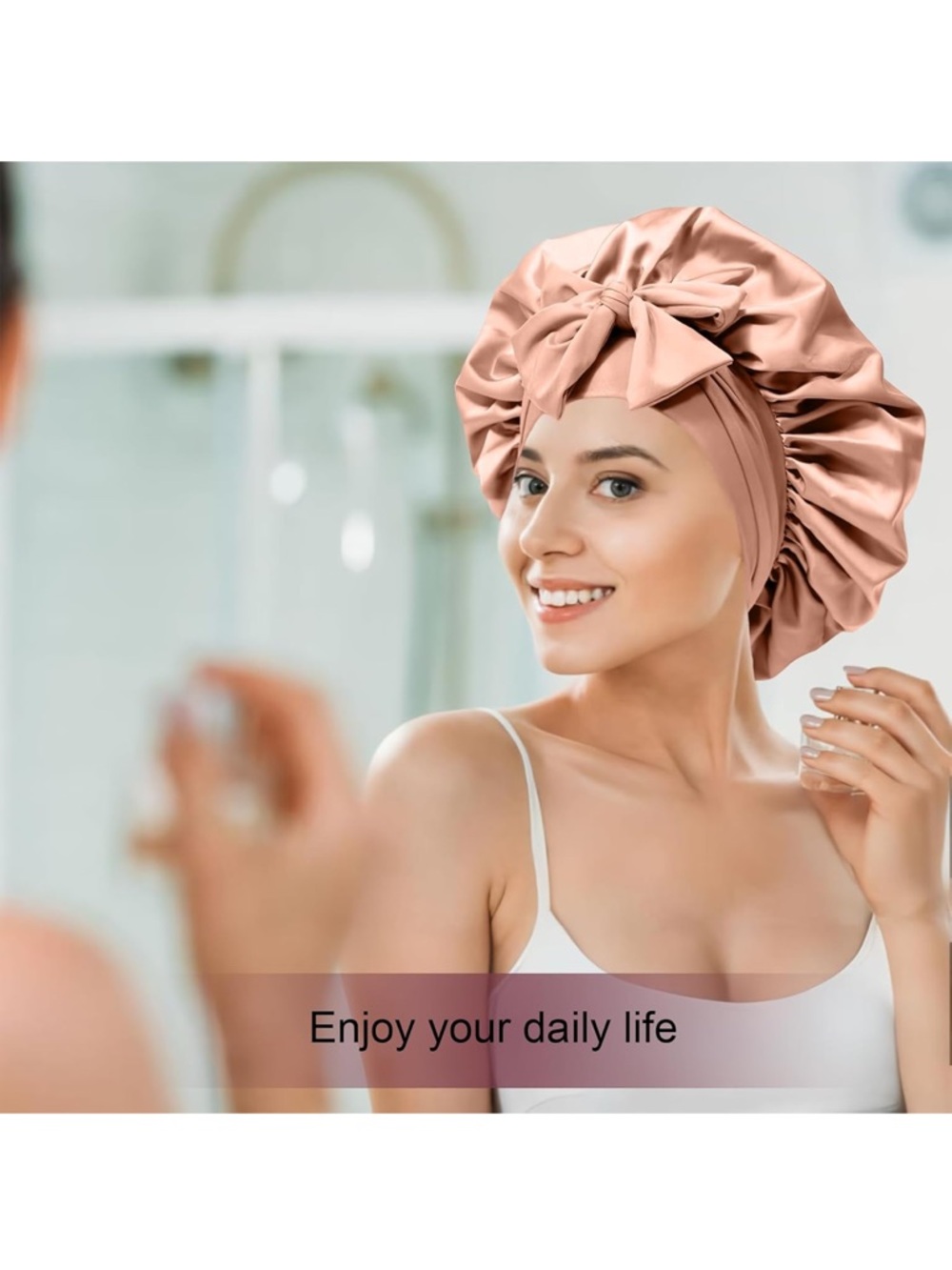 NWT Satin Bonnet - Picture 5 of 7